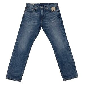 Levi's 502 Straight Leg Jeans Mens 32x30 Blue Denim NWT Reclaimed Sustainable